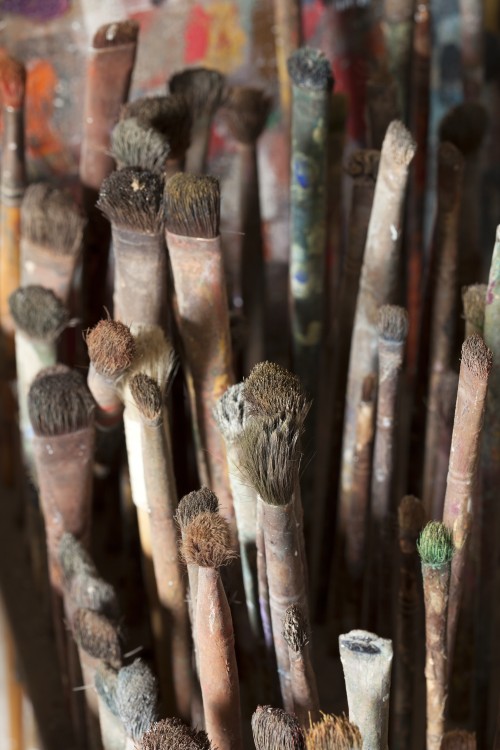 84 my mother's brushes